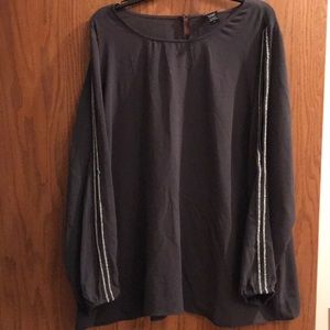 NWT Torrid embellished open sleeve blouse